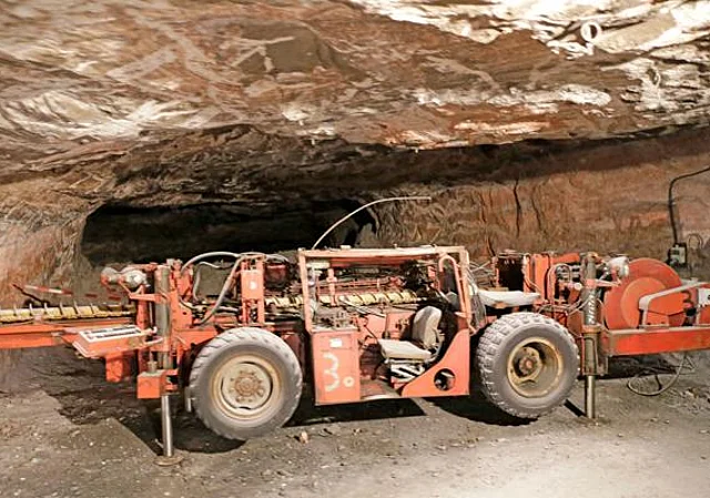 Großlochbohrwagen