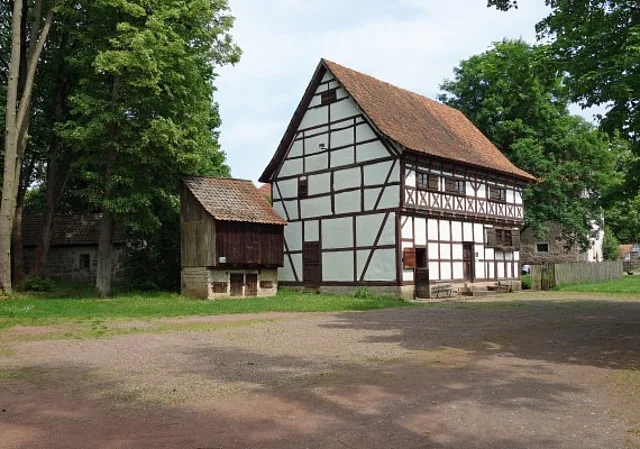 Fachwerkhaus aus Witzelroda mit Schweinestall