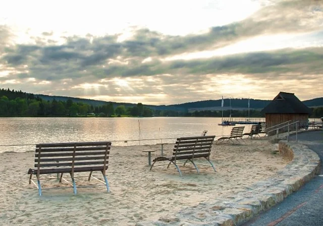 Blick auf den See von der Seegarten GmbH