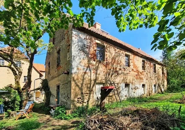 Ehemaliger Pfarrhof Lumpzig Dekanatshaus Rückansicht