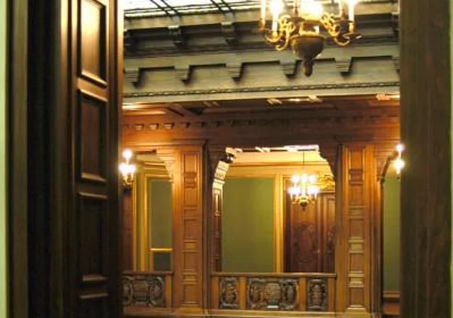 Treppenhalle mit Oberlicht, Galerie