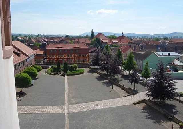 Schlossplatz Blick nach Osten