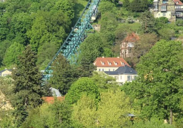 Blick auf die Schwebebahn