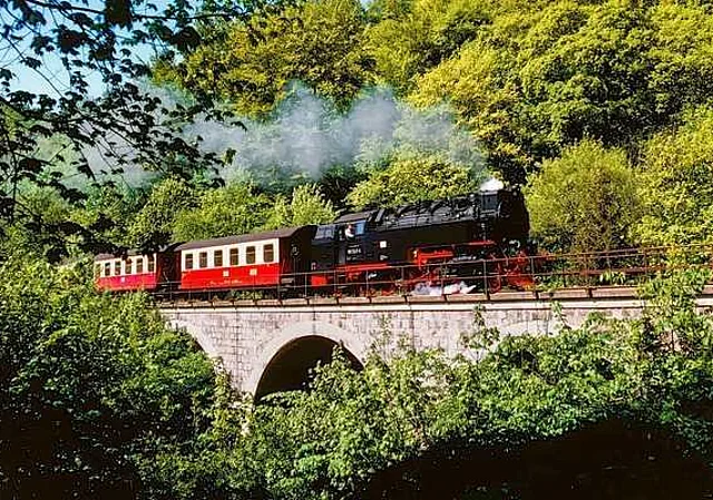 Harzquerbahn bei Ilfeld