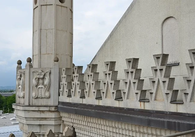 Yenidze Dresden, Dachterrasse, Detail