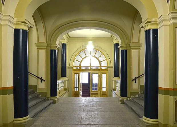 Treppenhaus, Eingang 