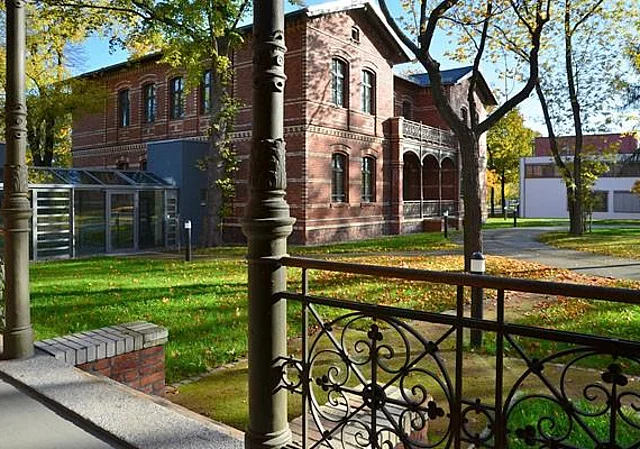 Blick vom Haus 1 zum Haus 3 nach Nordost