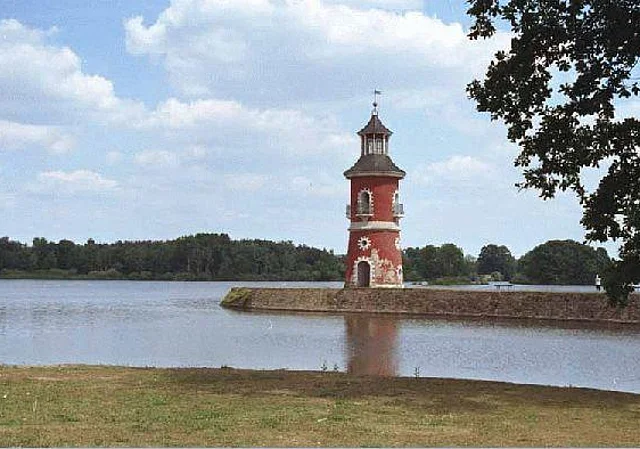 Moritzburger Teiche, Leuchtturm mit Mole