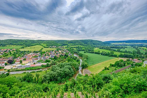 Blick ins Saaletal Blick ins Saaletal