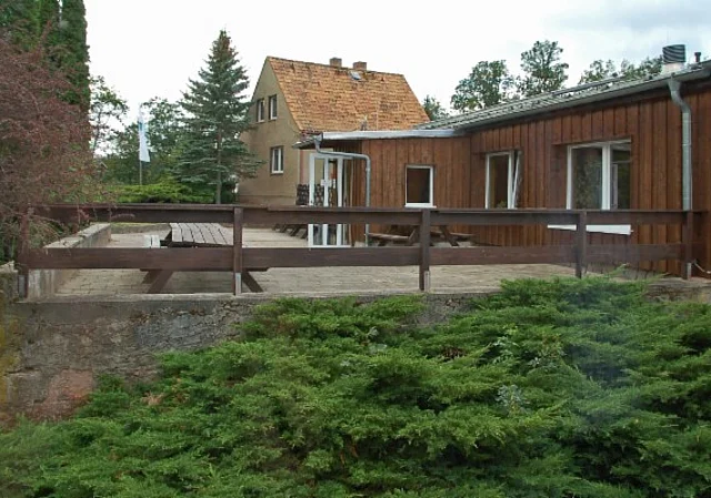 Jugendherberge Gorenzen, Bettenhaus, Terrasse