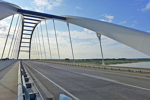 Elbbrücke bei Tangermünde Elbbrücke bei Tangermünde
