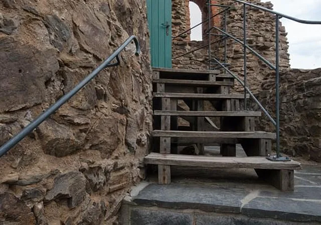 Treppe zum Bergfried