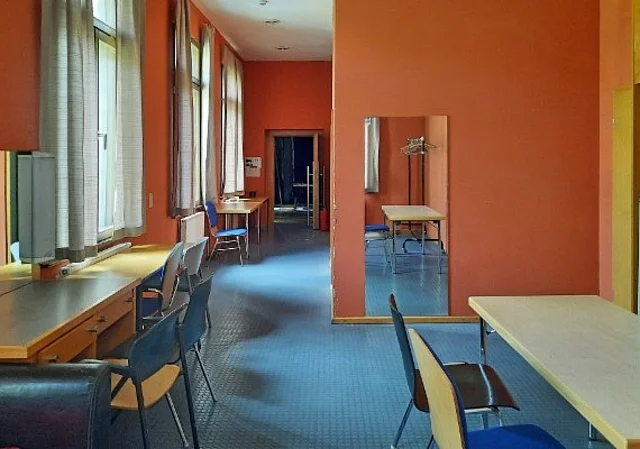 Backstage Künstlergarderobe