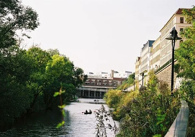 Kanal, Blick zum Stelzenhaus