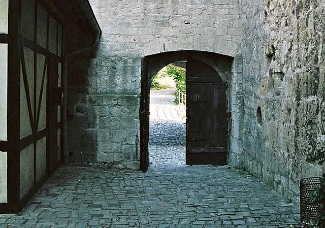 Rudelsburg, Ausgang