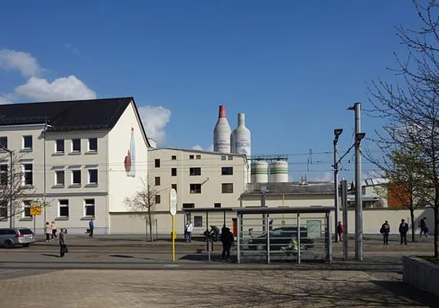 Bahnhofstraße mit Blick zu Nordbrand