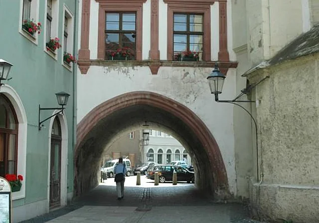 Obermarkt Görlitz, Durchgang zur Fischmarktstraße