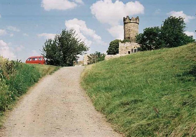Mühlburg Blick nach Norden