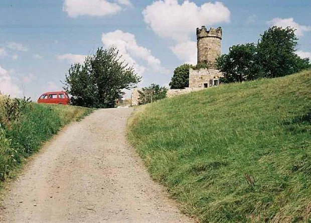 Mühlburg Blick nach Norden 