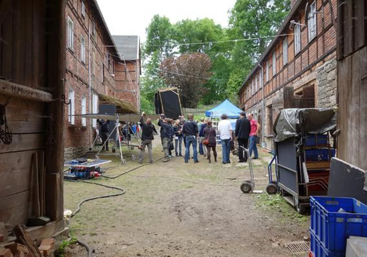 Pressetermin in Göschitz (Drehort Mösermühle)
