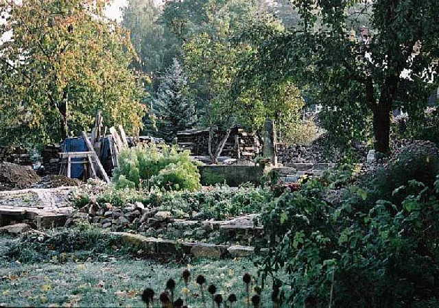 Garten Blick nach Osten