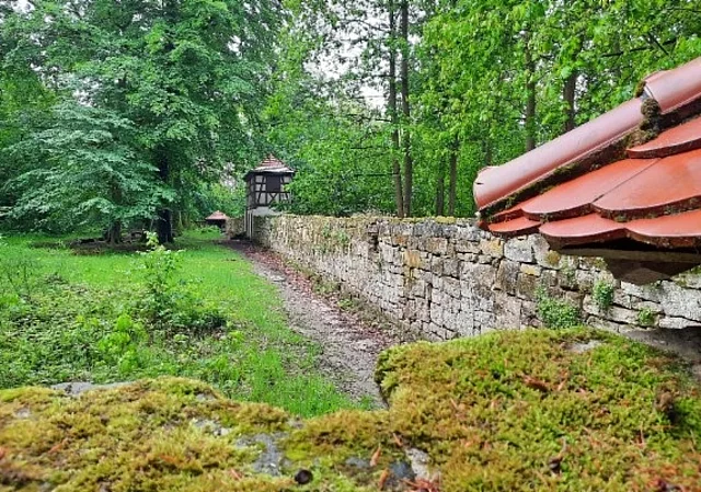 Blick Richtung Blasehaus