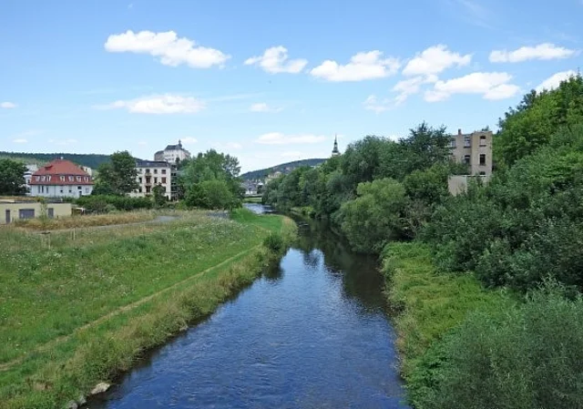 Blick von Hainbergbrücke