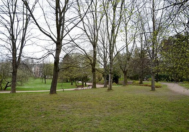 Blick von Osten in Richtung Festwiese