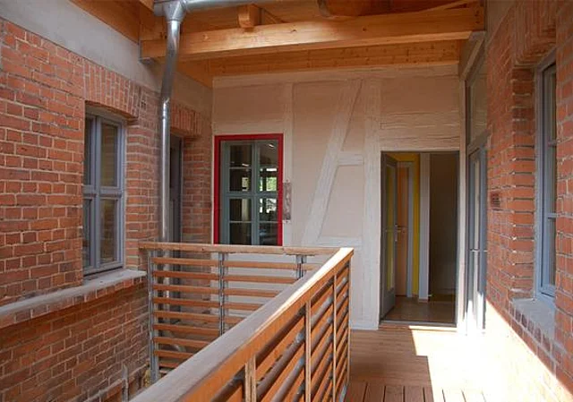 ausgebauter Hinterhof der Alten Bäckerei