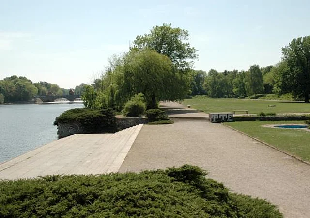 Palmengarten, Treppe zum Elsterbecken