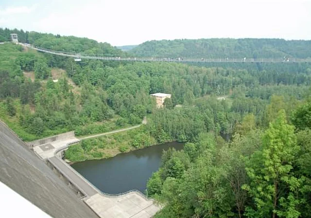 Rappbodetalsperre, Blick nach Nordwest
