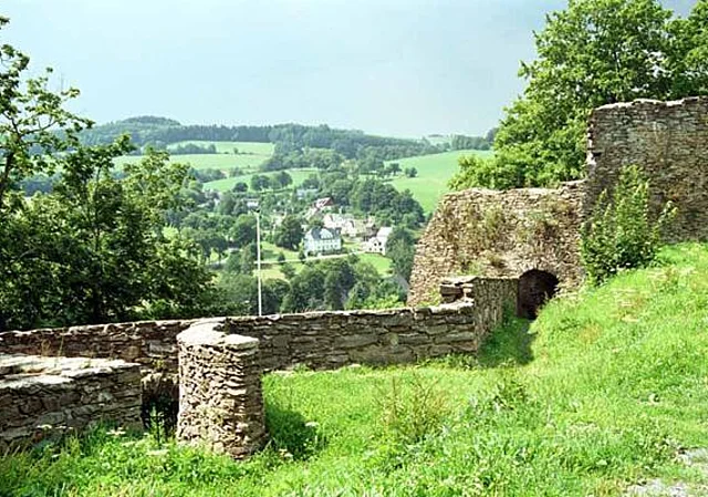 Wehrmauer, Blick nach Schönbrunn, Südwesten