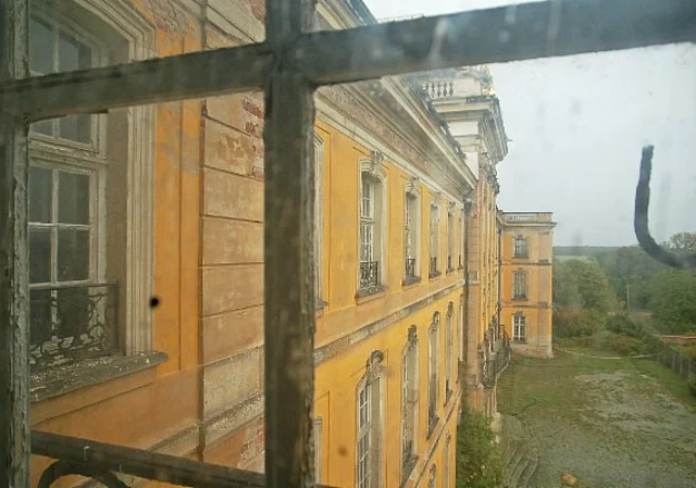 Schloss Dornburg, Ausblick 1. Obergeschoss
