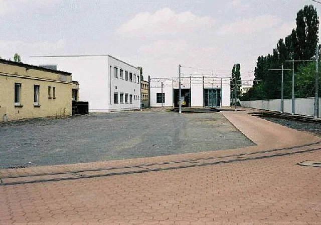 Instandhaltungshalle Blick nach Norden