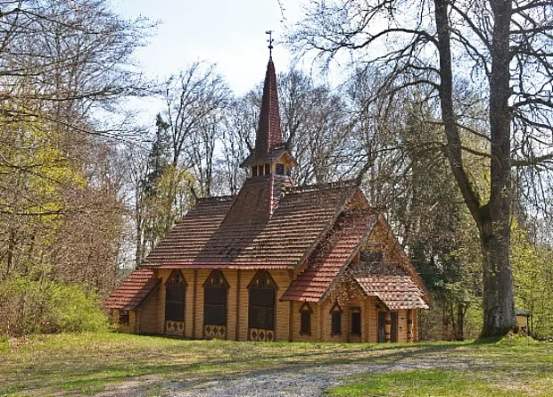 Stabkirche Stiege (alter Standort) 