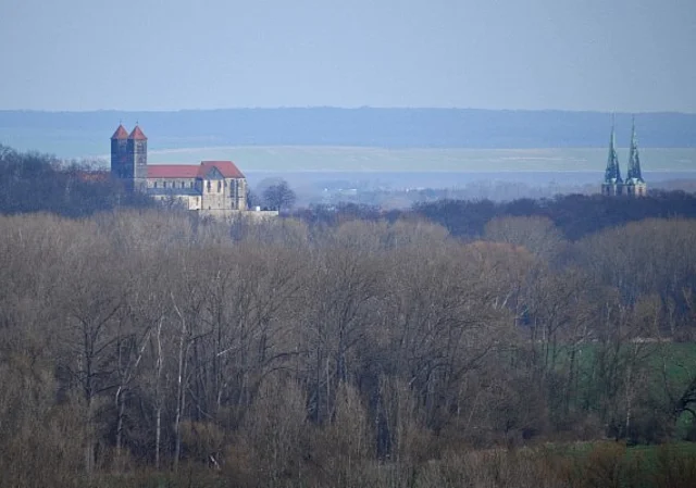 Blick nach Quedlinburg nach Nodrost