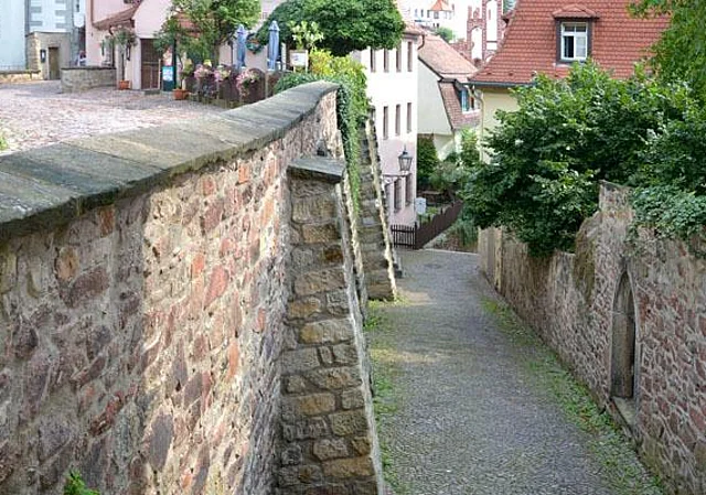 Freiheit, darunter Rote Stufen