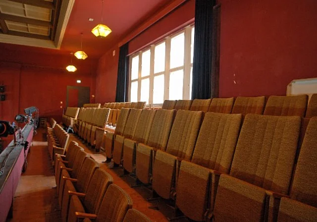 Volkspark Halle, Großer Saal, Blick vom 2. OG