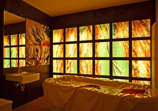 Berghotel Bastei, Wellnessraum mit Softpackliege
