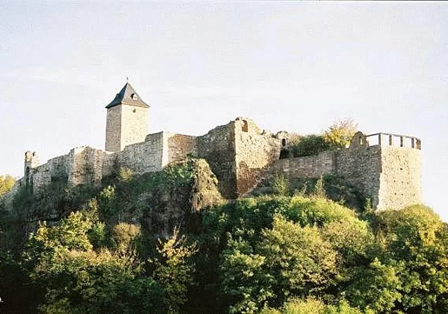 Burg Giebichenstein, Gesamtansicht, Westen