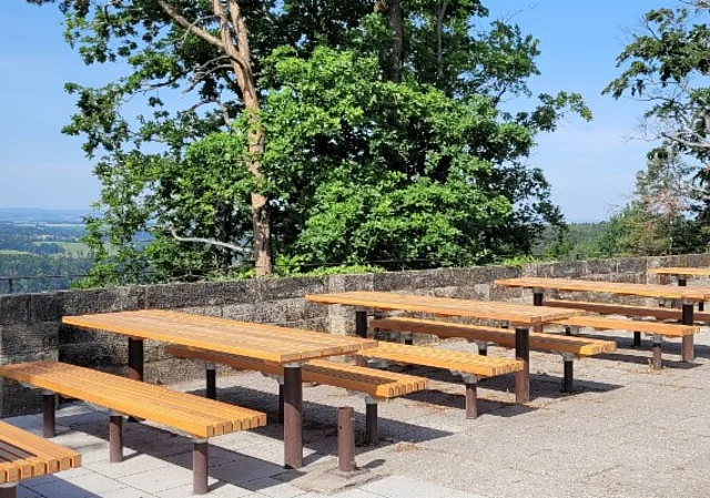 Berghotel Bastei, Terrasse Panorama-Biergarten