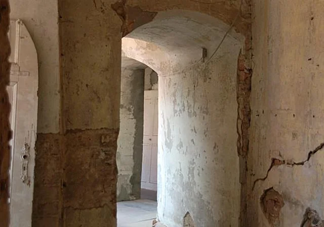 Wohnturm, Verbindung vom Treppenhaus, 1.OG