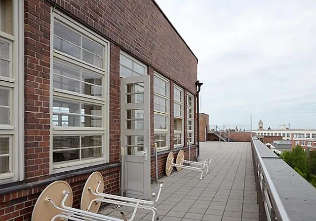 Dachterrasse am historischen Festsaal