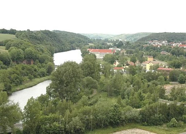 Burg Mildenstein, Blick zur Mulde 