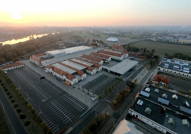 Luftbild, Blick Richtung Innenstadt