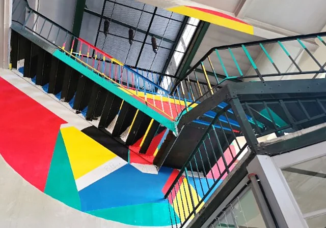 50kV-Halle Treppe