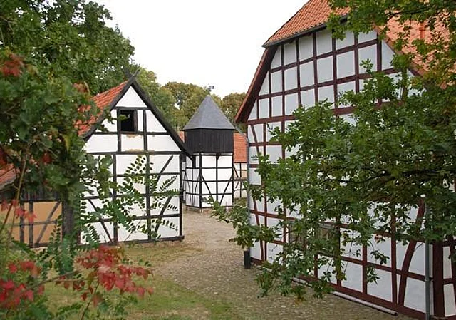 Blick in den Mitteldeutschen Vierseithof