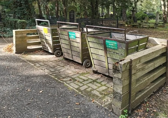 Friedhofscontainer für Kompost