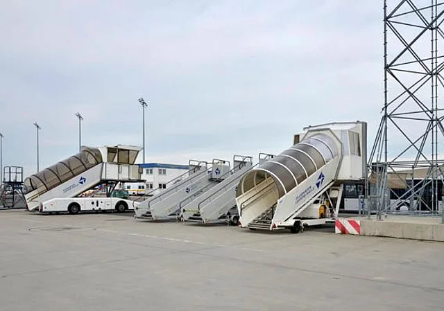 Vorfeld, Fluggasttreppen
