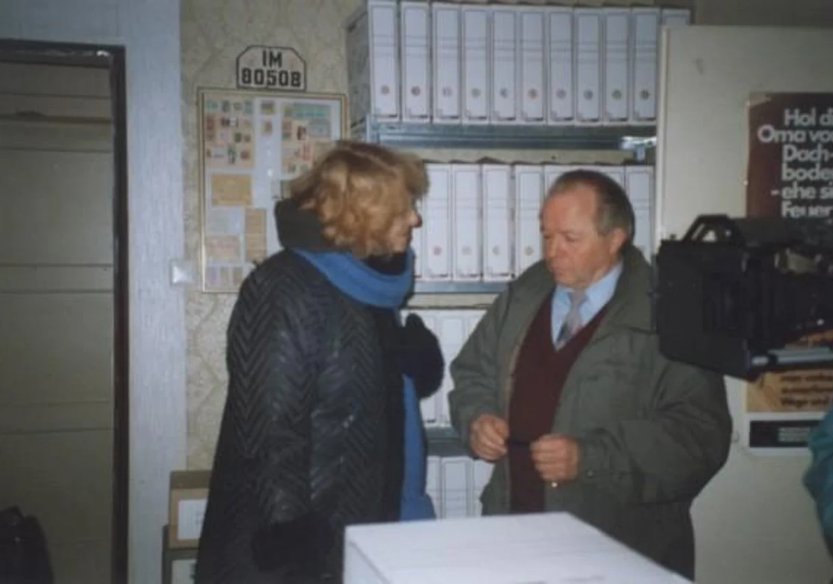 Dreh im Thüringer Stadtarchiv in Benchhausen
